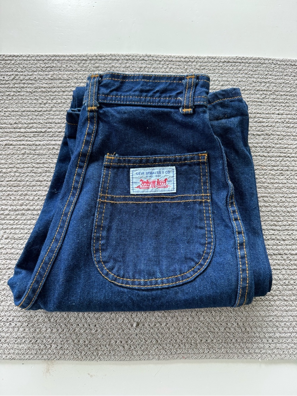 Vintage White Tag Levi’s High Rise Bell Bottom Flare Leg Jeans